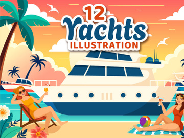 12 Yachts Illustration preview picture