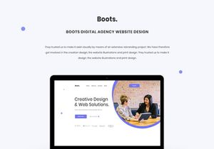 Boots Digital Agency Website Design
