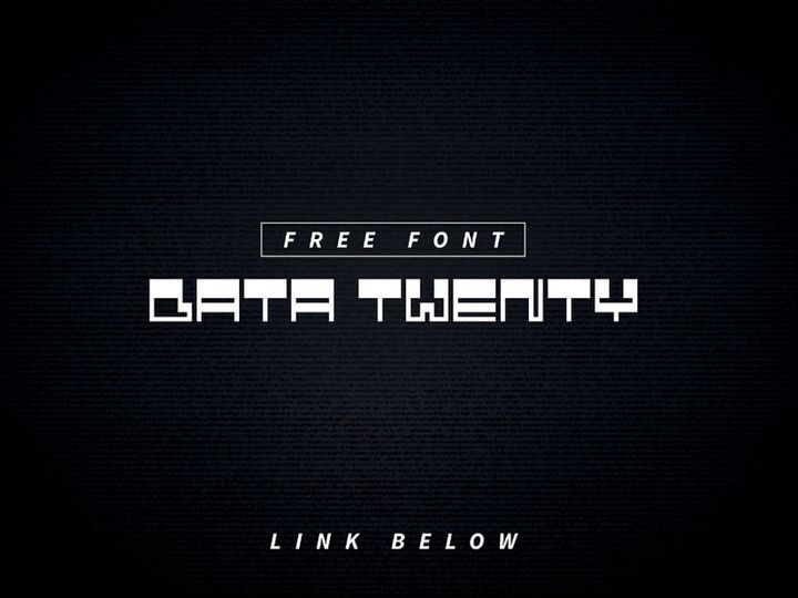 Data Twenty - Free Font