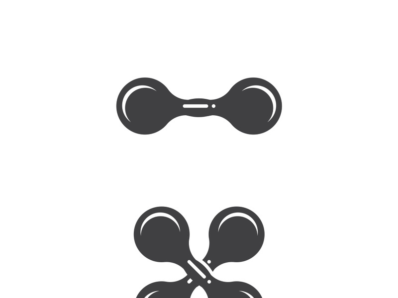 Gym Badge icon Fitness Logo Design
