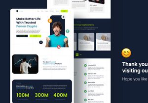 Panen Crypto - Crypto Market Website Landing Page