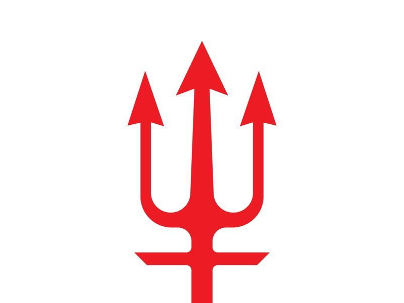 Mystic Trident Emblem Of Power magic trisula