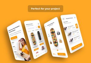 Skateboard Store App Design