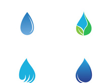Water drop Logo Template vector