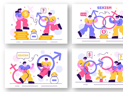 10 Sexism Awareness Illustration