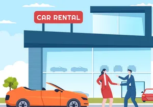 15 Car Rental Illustration