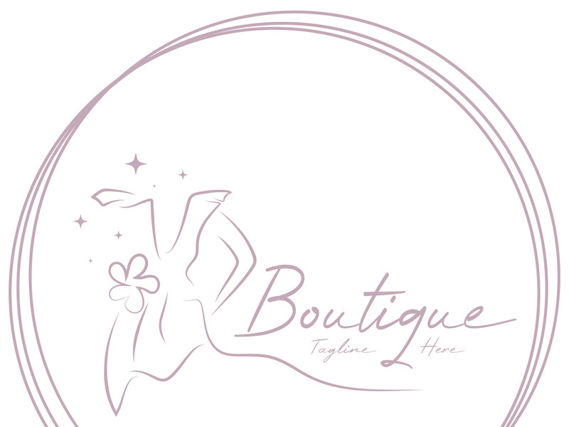 elegant women's fashion logo, clothing, boutique, convection, tailor, garment, business, apparel, fashion designer