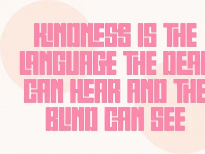 Kindness - Modern Sans Display Font