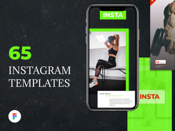 Instagram Templates Sport Canva preview picture