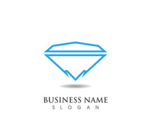 Diamond Logo Template vector icon illustration design