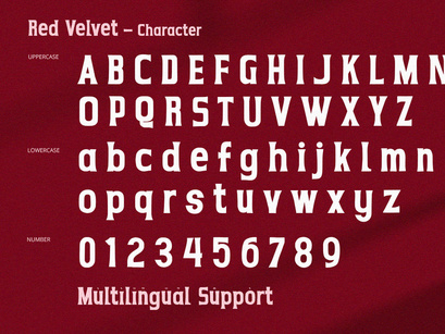 Red Velvet - Serif Font