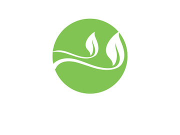 Nature leaf eco green logo icon preview picture
