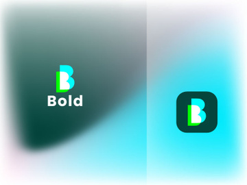 Lettermark Logo - Letter B Logo - Gradient Logo - Business Logo Design preview picture