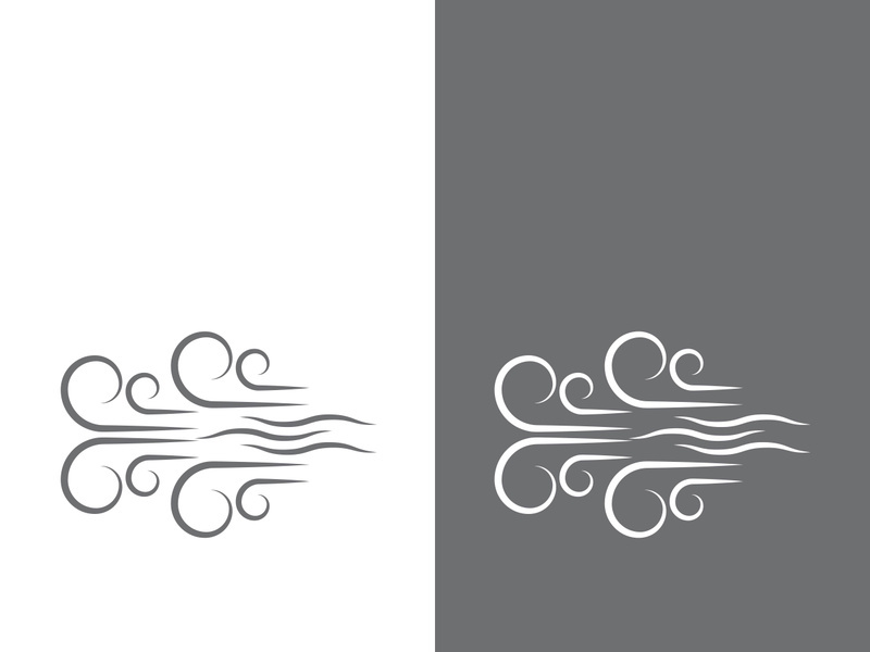 Wind icon vector illustration design template