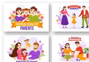 16 Global Day of Parents Illustration