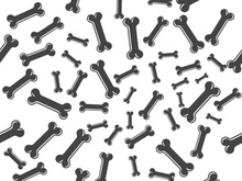 Bone icon design illustration