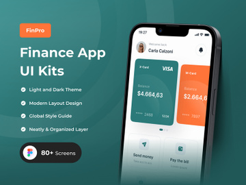 FinPro - Finance App UI Kit preview picture