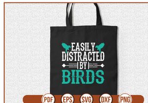 easily distracted by birds
