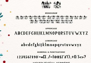 Welcome Christmas Monogram