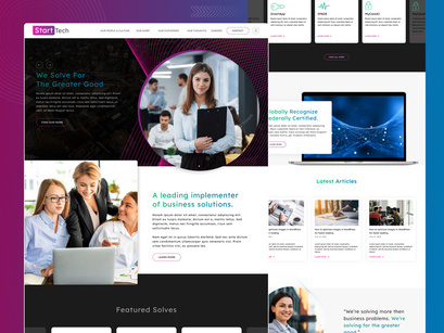 Start Tech - An Agency Home Page Design