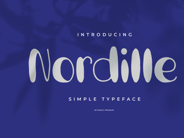 Nordille - Display Font preview picture