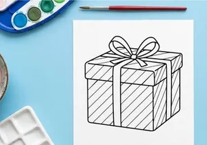 Sala de estar festiva vacía con decoraciones navideñas