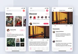 Jazam - Social mobile app UI Kit for FIGMA