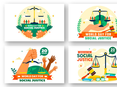 12 Day of Social Justice Illustration