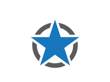 Star Logo Template icon illustration design