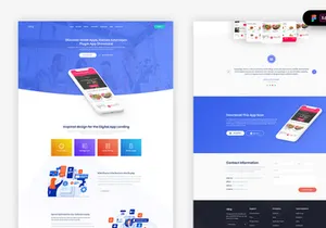 App Showcase Landing Page Template