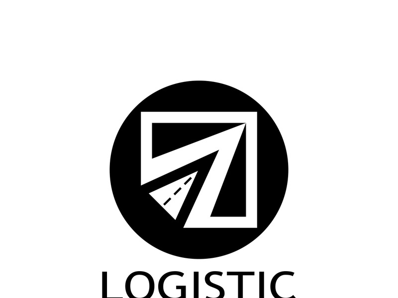logistics logo icon illustration vector design  distribution symbol  delivery of goods  economy  finance
