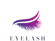 Luxurious and colorful eyelash extension logo.