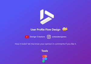 Profile Mobile UI Design