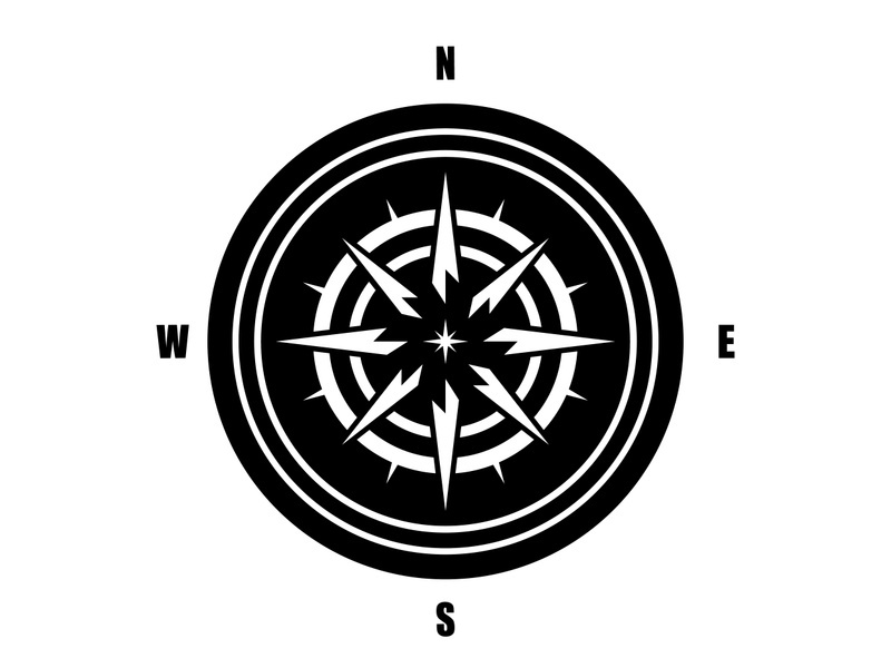 compass icon isolated on background.modern flat compass pictogram,business,marketing,internet concept.trendy simple vector symbol for websitedesign or button to mobile app.logo illustration.