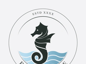 Sea horse logo preview picture