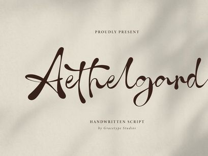 Aethelgard | Handwritten Script