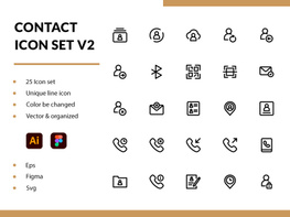 Contact Icon Set V2 preview picture