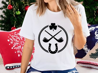 Irish Luck Symbols Emblem