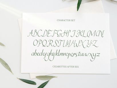 Cigarettes Script Font