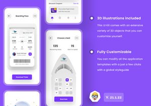 Flight Booking Ticket App Design