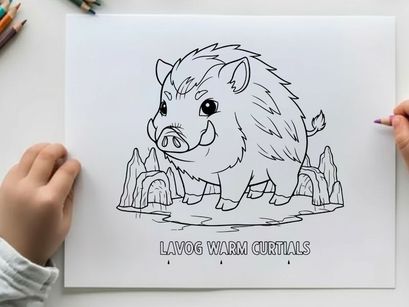 Cute pig saving money vector illustration flat design