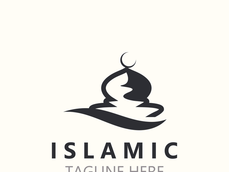 Islamic Mosque Logo design, template Islamic, Islamic Day Ramadan vector graphic creative idea