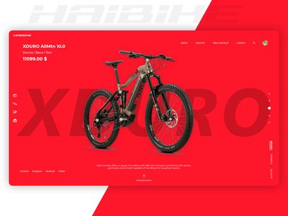 E-Bike Website Concept