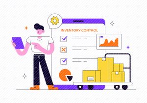 10 Inventory Management Vector Illustration