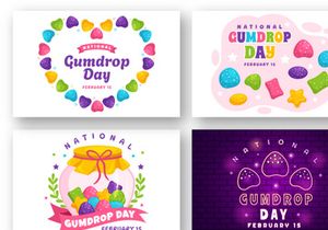 12 National Gumdrop Day Illustration