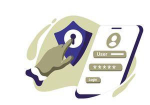 forgot password Icon Illustration vector for website mobile app