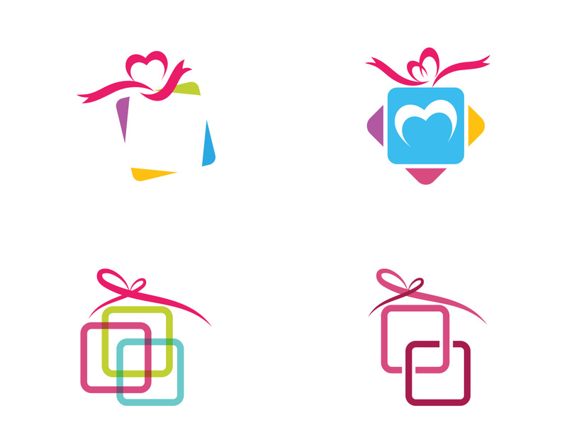 Gift Box Icon Illustration