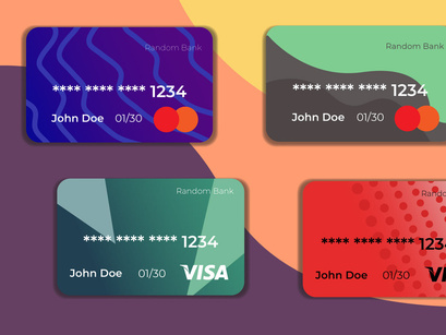 Credit Card SVG UI Kit