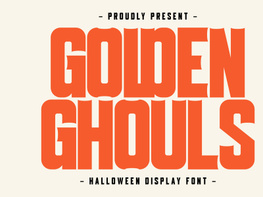 Golden Ghouls - Display Font preview picture