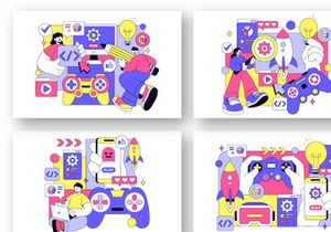 10 Game Development Process Illustration